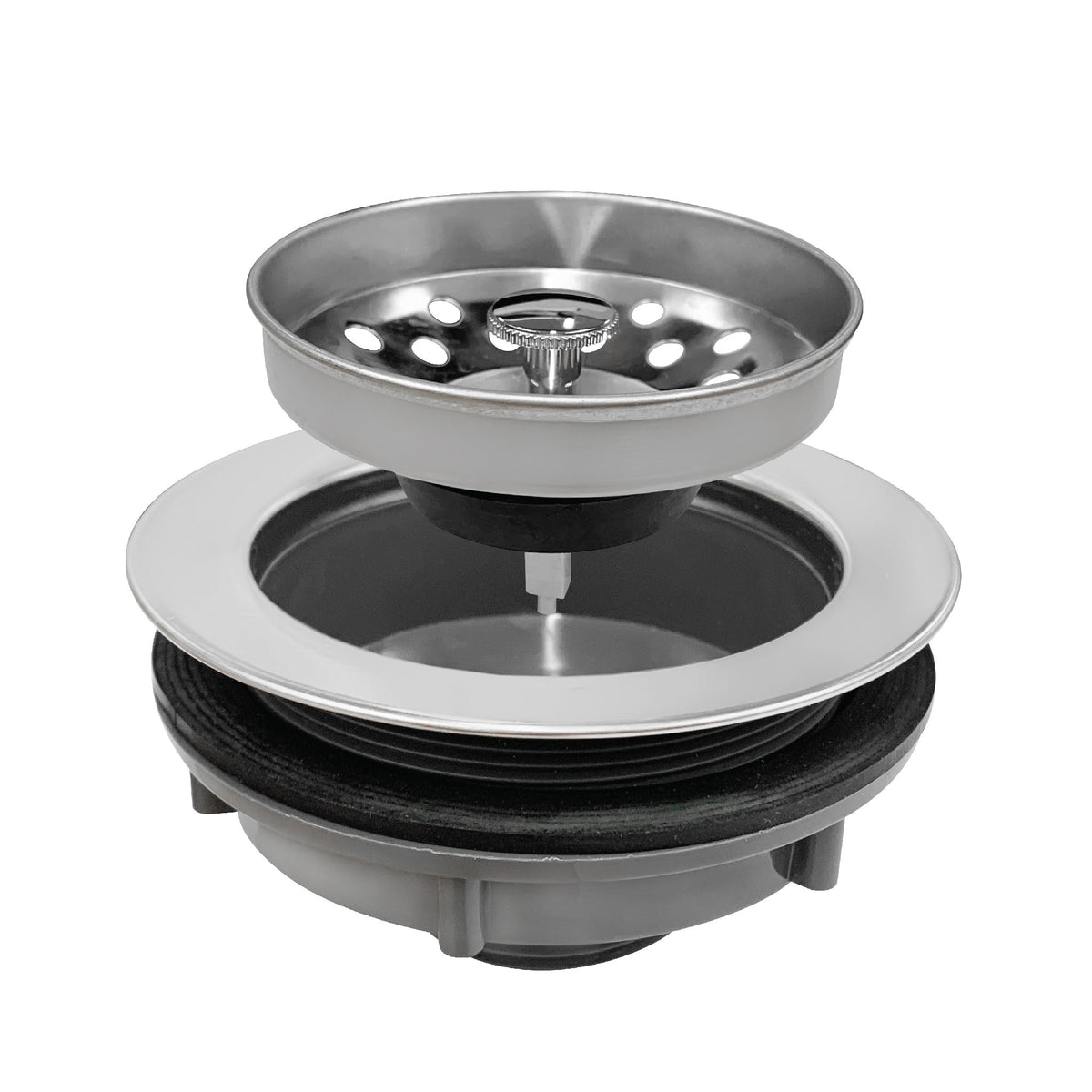 Basket Strainer Chrome Finish